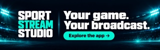 Sport Stream Studio — Your game. Your broadcast. Explore the app.